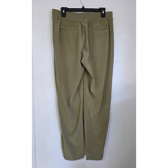 Athleta Brooklyn Mid Rise Ankle Pant Khaki Olive Branch Featherweight Stretch - Picture 4 of 10